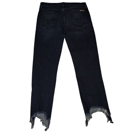 HUDSON JEANS SIZE 28 chewed hem.  ^. - Picture 2 of 4